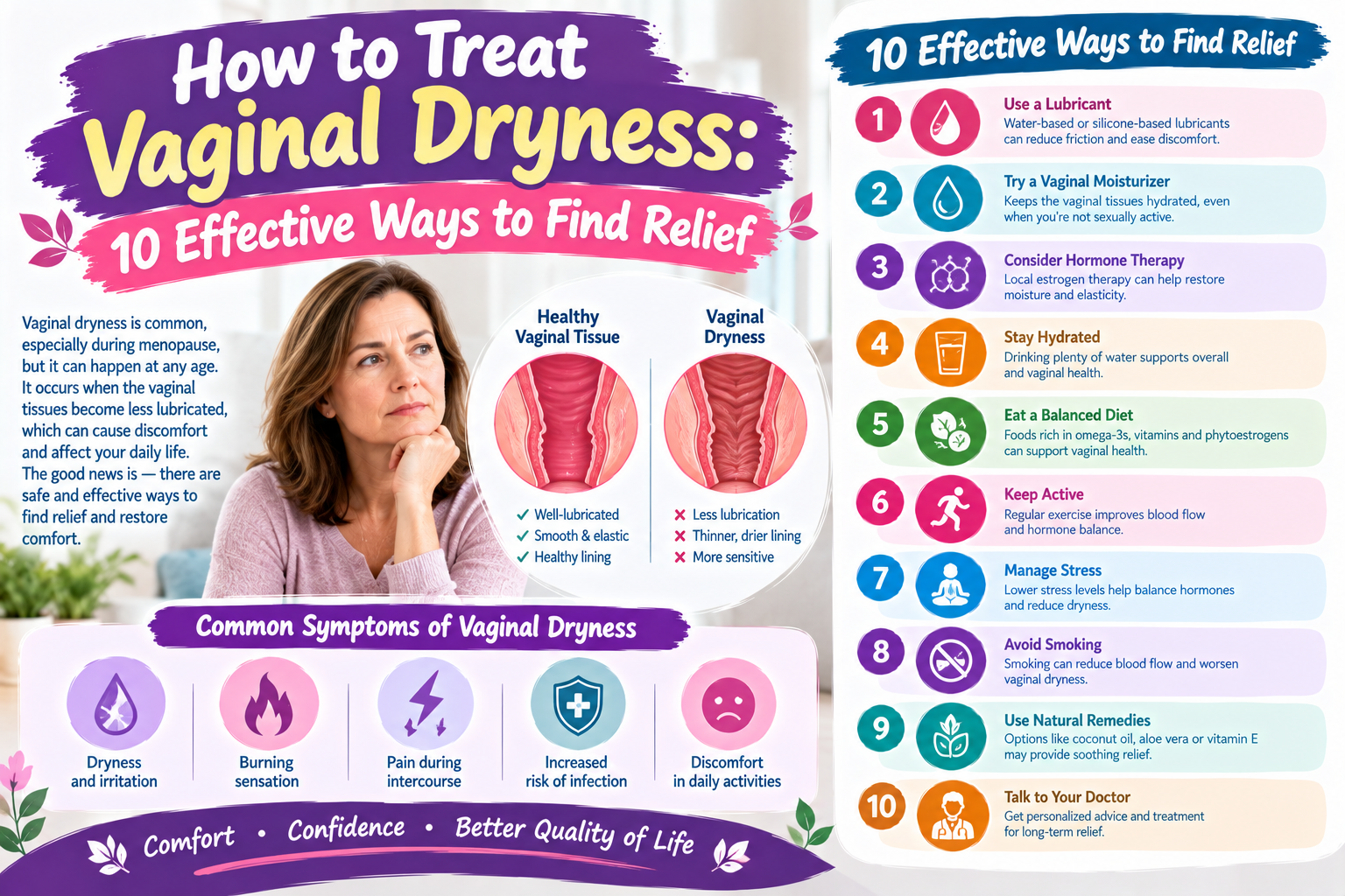 How to Treat Vaginal Dryness: 10 Effective Ways to Find Relief